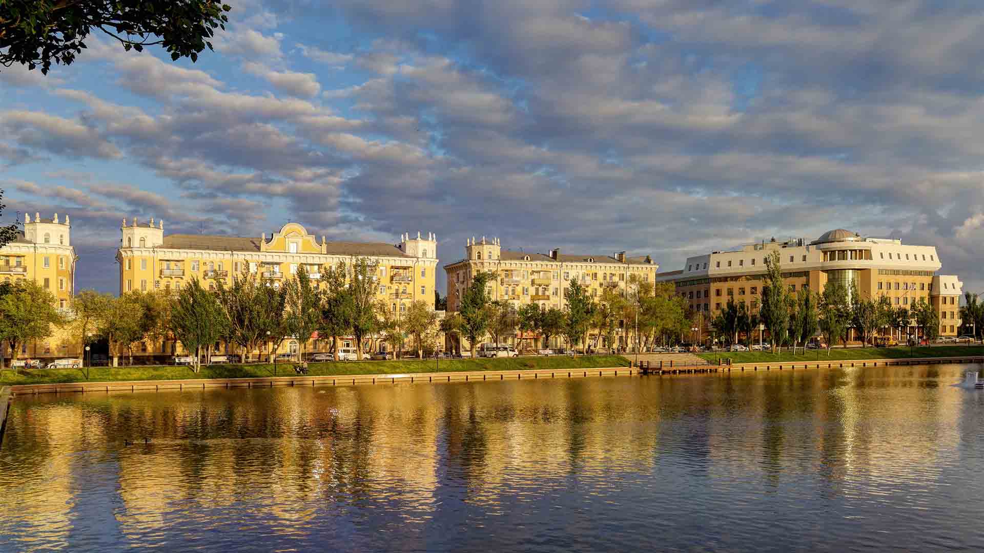 رود ولگا در آستراخان